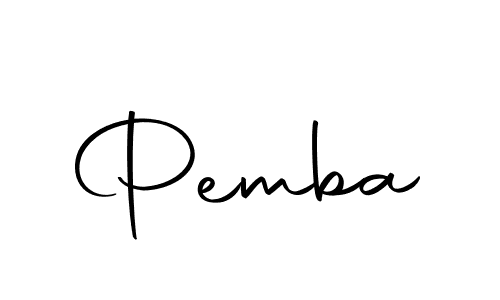 Pemba stylish signature style. Best Handwritten Sign (Autography-DOLnW) for my name. Handwritten Signature Collection Ideas for my name Pemba. Pemba signature style 10 images and pictures png