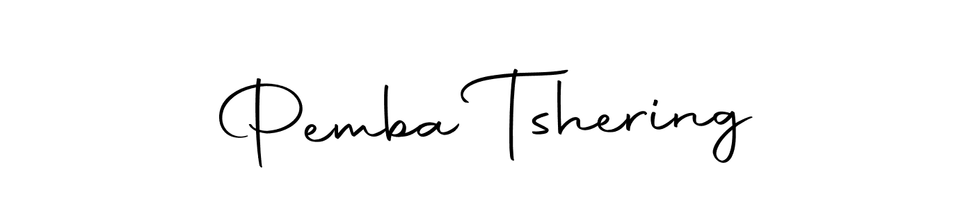 Design your own signature with our free online signature maker. With this signature software, you can create a handwritten (Autography-DOLnW) signature for name Pemba Tshering. Pemba Tshering signature style 10 images and pictures png