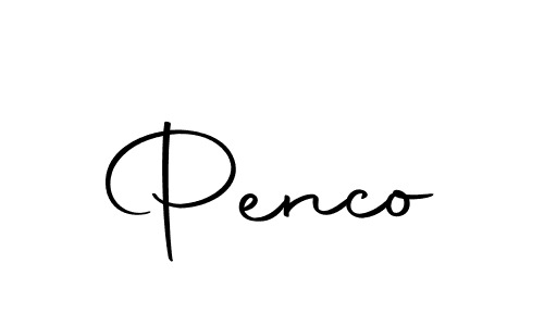 Use a signature maker to create a handwritten signature online. With this signature software, you can design (Autography-DOLnW) your own signature for name Penco. Penco signature style 10 images and pictures png