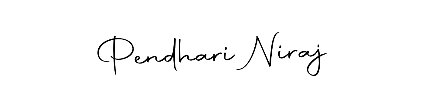 How to make Pendhari Niraj signature? Autography-DOLnW is a professional autograph style. Create handwritten signature for Pendhari Niraj name. Pendhari Niraj signature style 10 images and pictures png