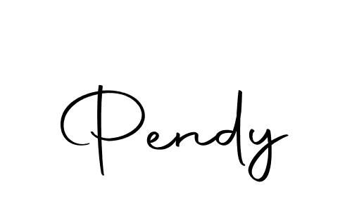 You should practise on your own different ways (Autography-DOLnW) to write your name (Pendy) in signature. don't let someone else do it for you. Pendy signature style 10 images and pictures png