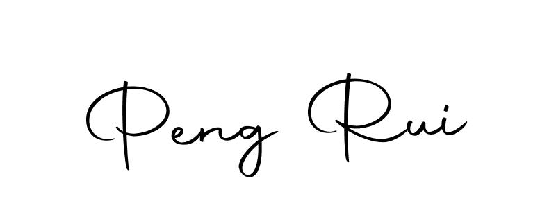 Design your own signature with our free online signature maker. With this signature software, you can create a handwritten (Autography-DOLnW) signature for name Peng Rui. Peng Rui signature style 10 images and pictures png