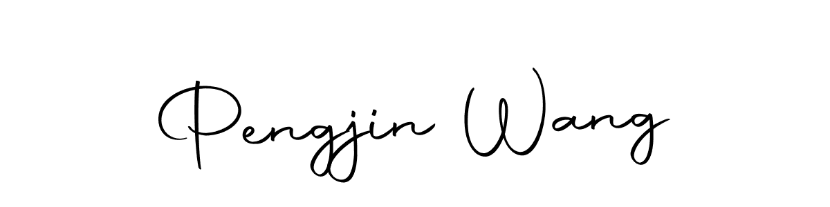 Here are the top 10 professional signature styles for the name Pengjin Wang. These are the best autograph styles you can use for your name. Pengjin Wang signature style 10 images and pictures png