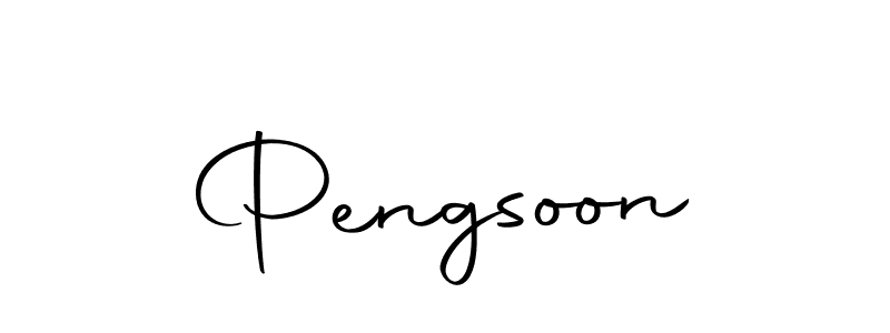 How to make Pengsoon signature? Autography-DOLnW is a professional autograph style. Create handwritten signature for Pengsoon name. Pengsoon signature style 10 images and pictures png