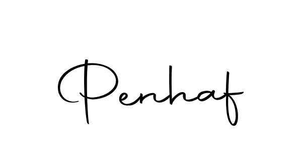 Design your own signature with our free online signature maker. With this signature software, you can create a handwritten (Autography-DOLnW) signature for name Penhaf. Penhaf signature style 10 images and pictures png