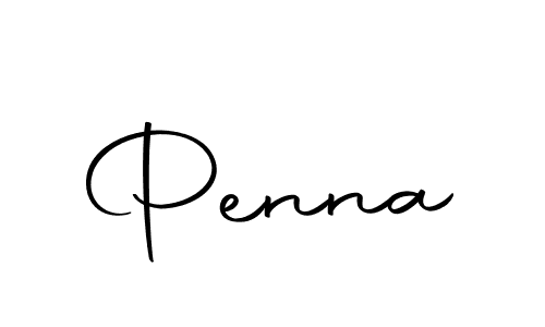 Create a beautiful signature design for name Penna. With this signature (Autography-DOLnW) fonts, you can make a handwritten signature for free. Penna signature style 10 images and pictures png