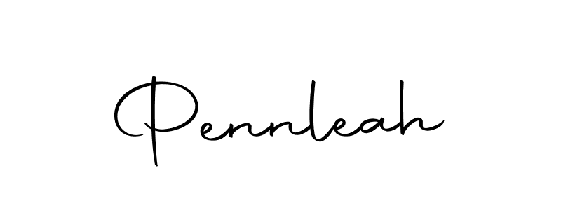 Design your own signature with our free online signature maker. With this signature software, you can create a handwritten (Autography-DOLnW) signature for name Pennleah. Pennleah signature style 10 images and pictures png