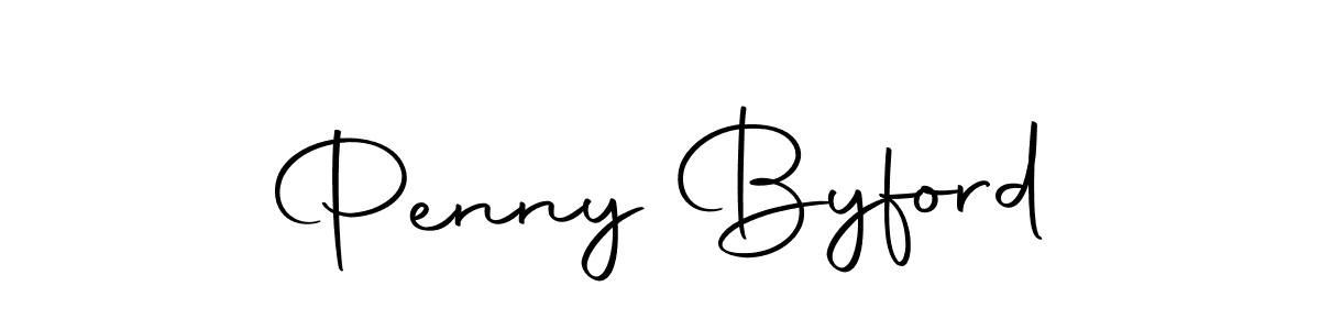 Design your own signature with our free online signature maker. With this signature software, you can create a handwritten (Autography-DOLnW) signature for name Penny Byford. Penny Byford signature style 10 images and pictures png