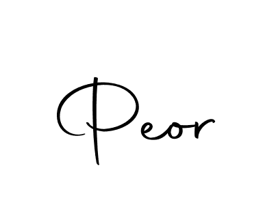 Use a signature maker to create a handwritten signature online. With this signature software, you can design (Autography-DOLnW) your own signature for name Peor. Peor signature style 10 images and pictures png