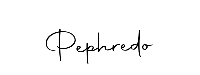 How to make Pephredo name signature. Use Autography-DOLnW style for creating short signs online. This is the latest handwritten sign. Pephredo signature style 10 images and pictures png