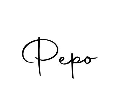 if you are searching for the best signature style for your name Pepo. so please give up your signature search. here we have designed multiple signature styles  using Autography-DOLnW. Pepo signature style 10 images and pictures png