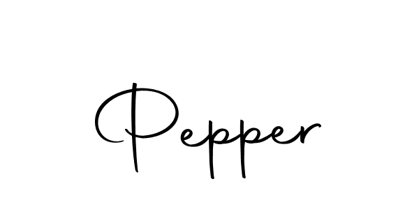 How to make Pepper signature? Autography-DOLnW is a professional autograph style. Create handwritten signature for Pepper name. Pepper signature style 10 images and pictures png