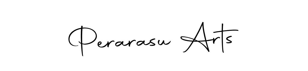 How to make Perarasu Arts name signature. Use Autography-DOLnW style for creating short signs online. This is the latest handwritten sign. Perarasu Arts signature style 10 images and pictures png