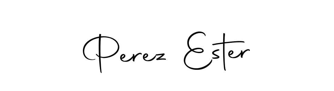 Design your own signature with our free online signature maker. With this signature software, you can create a handwritten (Autography-DOLnW) signature for name Perez Ester. Perez Ester signature style 10 images and pictures png