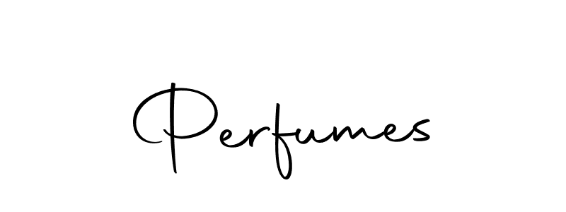 Design your own signature with our free online signature maker. With this signature software, you can create a handwritten (Autography-DOLnW) signature for name Perfumes. Perfumes signature style 10 images and pictures png