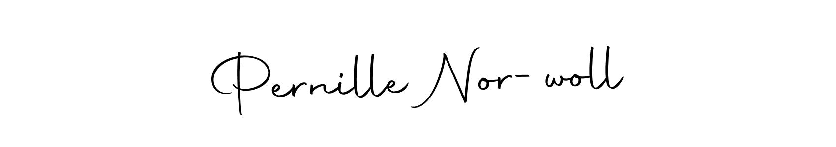 The best way (Autography-DOLnW) to make a short signature is to pick only two or three words in your name. The name Pernille Nor-woll include a total of six letters. For converting this name. Pernille Nor-woll signature style 10 images and pictures png