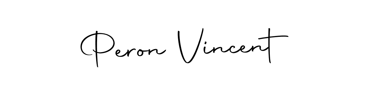 Create a beautiful signature design for name Peron Vincent. With this signature (Autography-DOLnW) fonts, you can make a handwritten signature for free. Peron Vincent signature style 10 images and pictures png