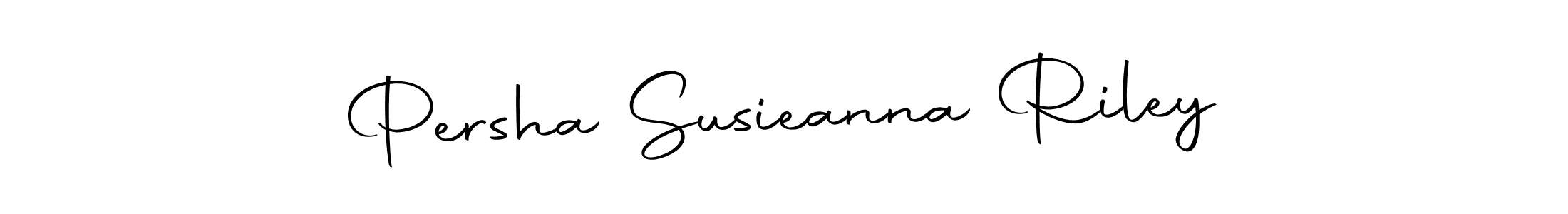 Autography-DOLnW is a professional signature style that is perfect for those who want to add a touch of class to their signature. It is also a great choice for those who want to make their signature more unique. Get Persha Susieanna Riley name to fancy signature for free. Persha Susieanna Riley signature style 10 images and pictures png