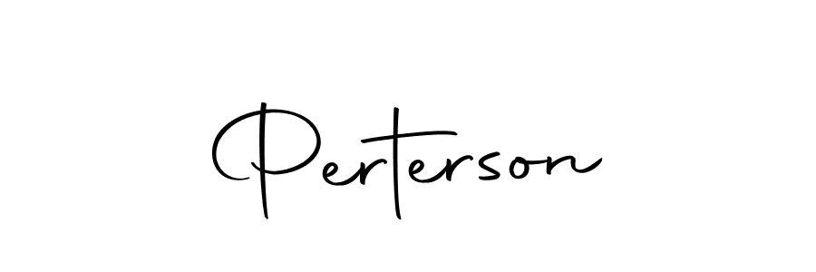 How to make Perterson name signature. Use Autography-DOLnW style for creating short signs online. This is the latest handwritten sign. Perterson signature style 10 images and pictures png