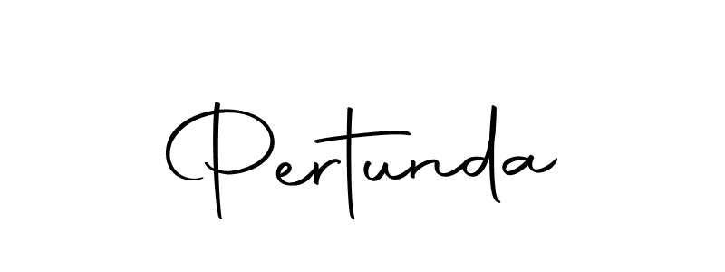 Use a signature maker to create a handwritten signature online. With this signature software, you can design (Autography-DOLnW) your own signature for name Pertunda. Pertunda signature style 10 images and pictures png