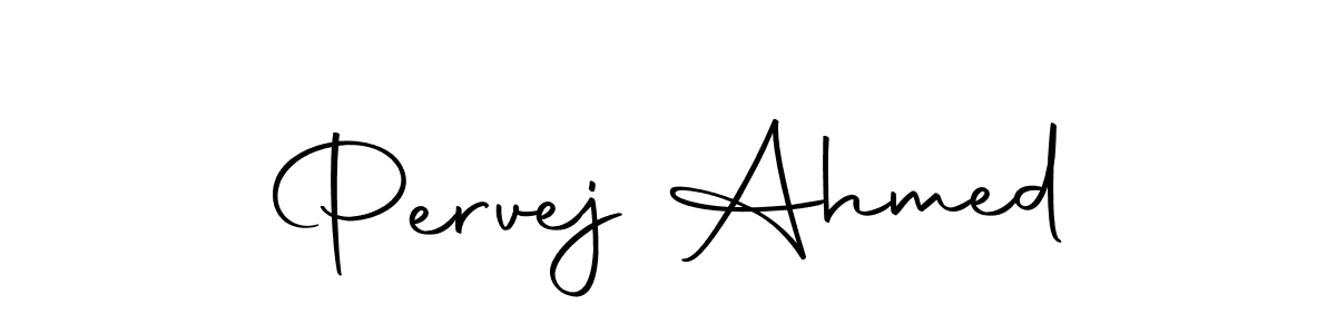 Pervej Ahmed stylish signature style. Best Handwritten Sign (Autography-DOLnW) for my name. Handwritten Signature Collection Ideas for my name Pervej Ahmed. Pervej Ahmed signature style 10 images and pictures png