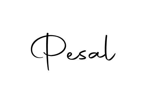 How to make Pesal signature? Autography-DOLnW is a professional autograph style. Create handwritten signature for Pesal name. Pesal signature style 10 images and pictures png