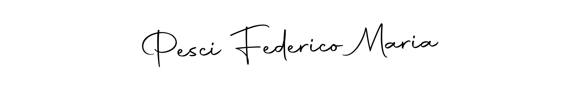 Pesci Federico Maria stylish signature style. Best Handwritten Sign (Autography-DOLnW) for my name. Handwritten Signature Collection Ideas for my name Pesci Federico Maria. Pesci Federico Maria signature style 10 images and pictures png