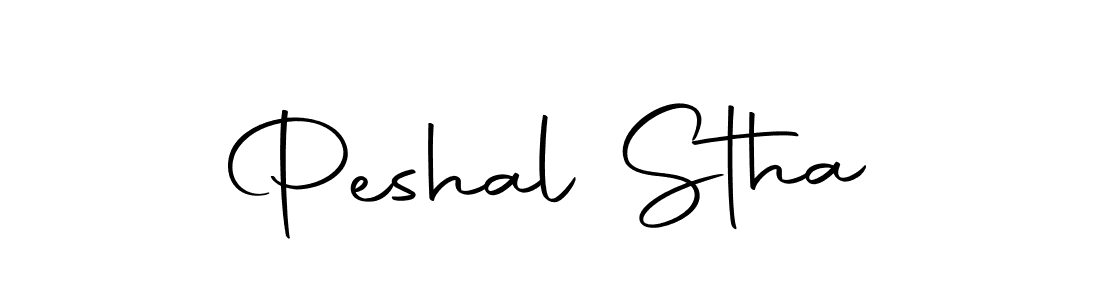 The best way (Autography-DOLnW) to make a short signature is to pick only two or three words in your name. The name Peshal Stha include a total of six letters. For converting this name. Peshal Stha signature style 10 images and pictures png