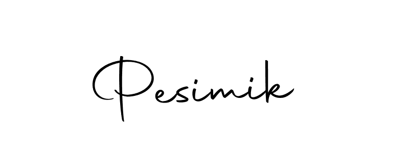 Autography-DOLnW is a professional signature style that is perfect for those who want to add a touch of class to their signature. It is also a great choice for those who want to make their signature more unique. Get Pesimik  name to fancy signature for free. Pesimik  signature style 10 images and pictures png