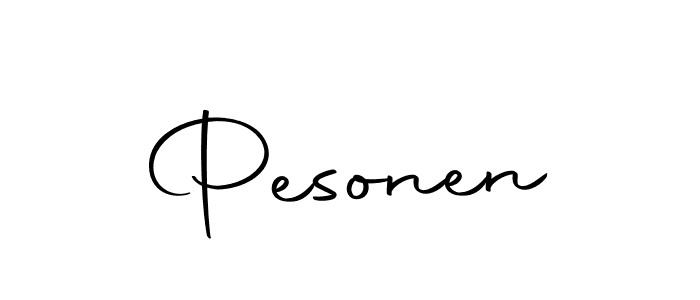 The best way (Autography-DOLnW) to make a short signature is to pick only two or three words in your name. The name Pesonen include a total of six letters. For converting this name. Pesonen signature style 10 images and pictures png