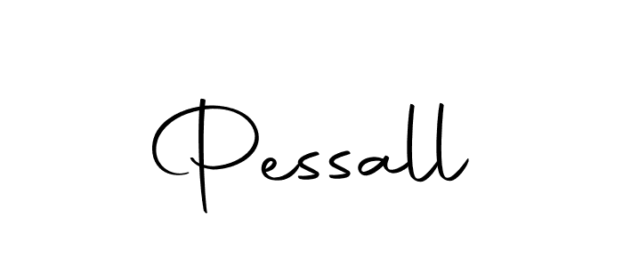 Design your own signature with our free online signature maker. With this signature software, you can create a handwritten (Autography-DOLnW) signature for name Pessall. Pessall signature style 10 images and pictures png