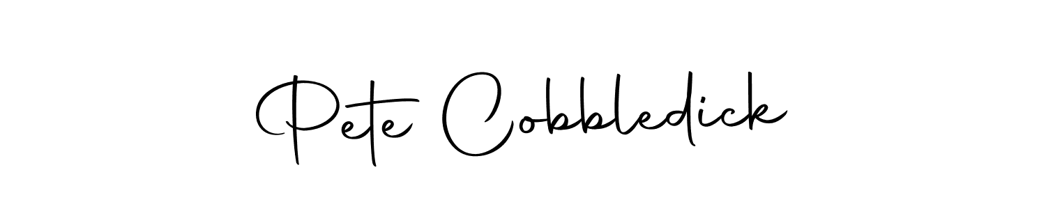 Here are the top 10 professional signature styles for the name Pete Cobbledick. These are the best autograph styles you can use for your name. Pete Cobbledick signature style 10 images and pictures png