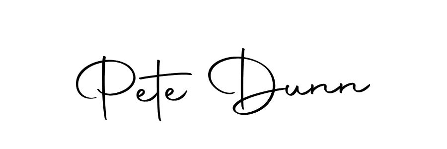 The best way (Autography-DOLnW) to make a short signature is to pick only two or three words in your name. The name Pete Dunn include a total of six letters. For converting this name. Pete Dunn signature style 10 images and pictures png