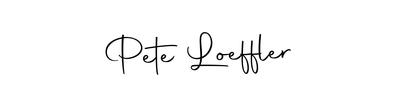 Once you've used our free online signature maker to create your best signature Autography-DOLnW style, it's time to enjoy all of the benefits that Pete Loeffler name signing documents. Pete Loeffler signature style 10 images and pictures png