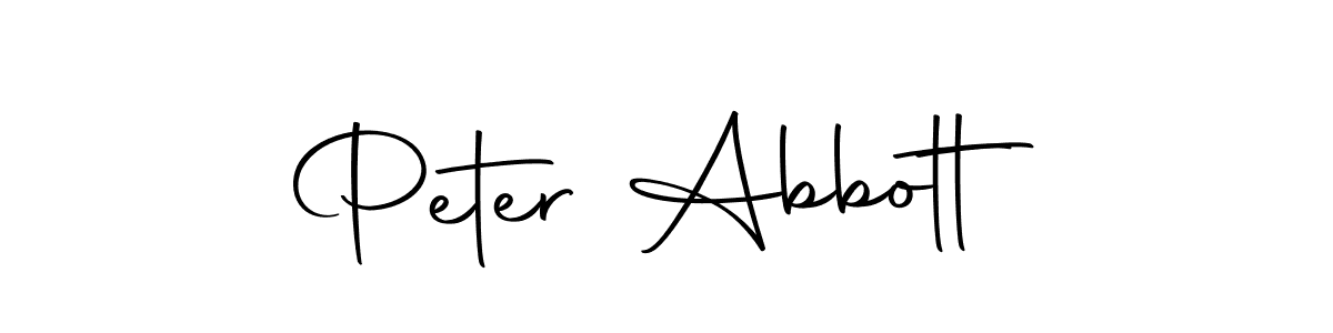 How to make Peter Abbott name signature. Use Autography-DOLnW style for creating short signs online. This is the latest handwritten sign. Peter Abbott signature style 10 images and pictures png