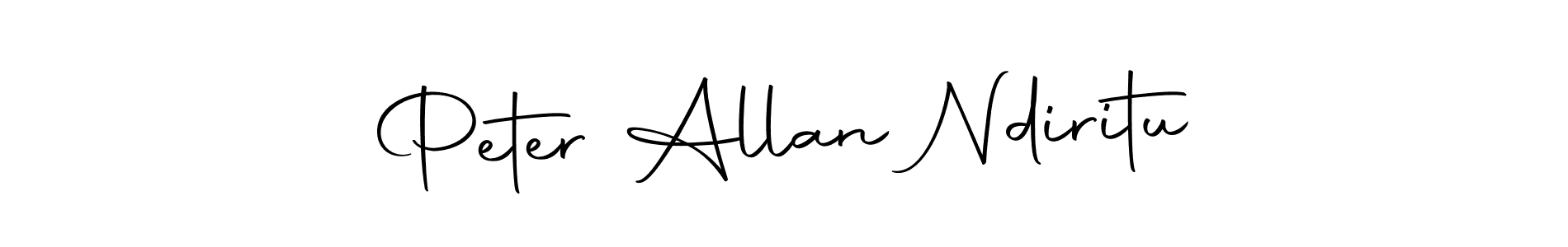 Make a beautiful signature design for name Peter Allan Ndiritu. Use this online signature maker to create a handwritten signature for free. Peter Allan Ndiritu signature style 10 images and pictures png