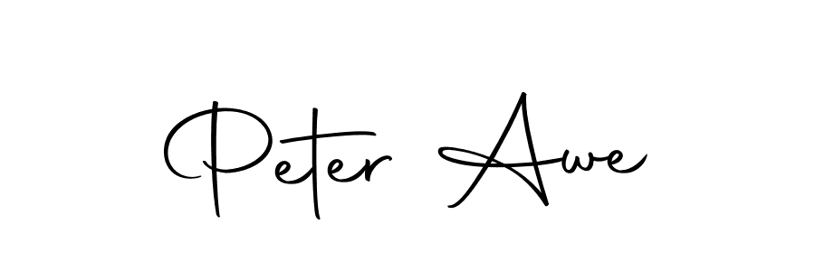 Use a signature maker to create a handwritten signature online. With this signature software, you can design (Autography-DOLnW) your own signature for name Peter Awe. Peter Awe signature style 10 images and pictures png