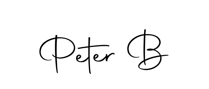 The best way (Autography-DOLnW) to make a short signature is to pick only two or three words in your name. The name Peter B include a total of six letters. For converting this name. Peter B signature style 10 images and pictures png