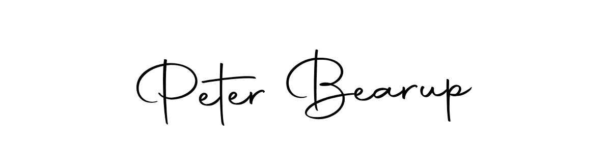 How to make Peter Bearup name signature. Use Autography-DOLnW style for creating short signs online. This is the latest handwritten sign. Peter Bearup signature style 10 images and pictures png