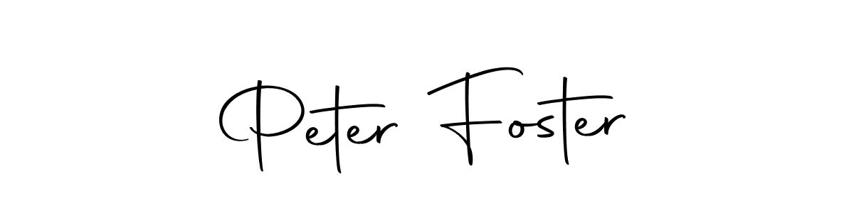 Design your own signature with our free online signature maker. With this signature software, you can create a handwritten (Autography-DOLnW) signature for name Peter Foster. Peter Foster signature style 10 images and pictures png