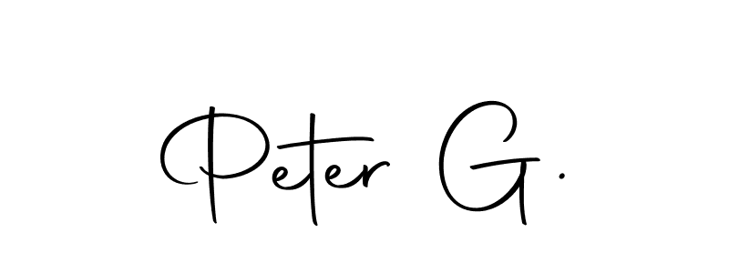 The best way (Autography-DOLnW) to make a short signature is to pick only two or three words in your name. The name Peter G. include a total of six letters. For converting this name. Peter G. signature style 10 images and pictures png