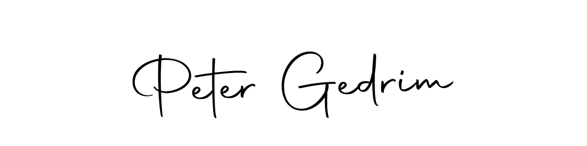 Design your own signature with our free online signature maker. With this signature software, you can create a handwritten (Autography-DOLnW) signature for name Peter Gedrim. Peter Gedrim signature style 10 images and pictures png