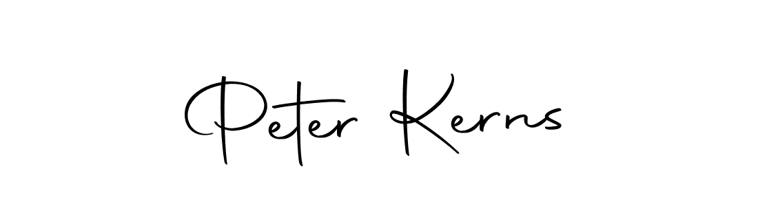 Create a beautiful signature design for name Peter Kerns. With this signature (Autography-DOLnW) fonts, you can make a handwritten signature for free. Peter Kerns signature style 10 images and pictures png