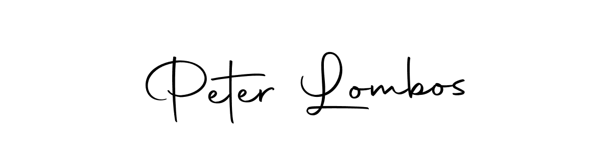 Create a beautiful signature design for name Peter Lombos. With this signature (Autography-DOLnW) fonts, you can make a handwritten signature for free. Peter Lombos signature style 10 images and pictures png