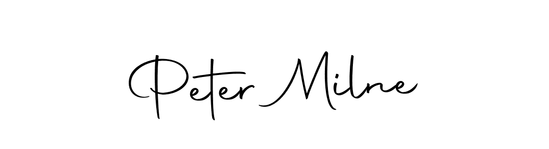 Use a signature maker to create a handwritten signature online. With this signature software, you can design (Autography-DOLnW) your own signature for name Peter Milne. Peter Milne signature style 10 images and pictures png