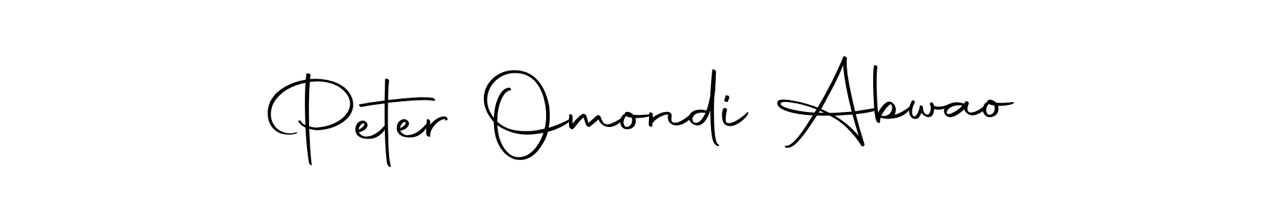 You should practise on your own different ways (Autography-DOLnW) to write your name (Peter Omondi Abwao) in signature. don't let someone else do it for you. Peter Omondi Abwao signature style 10 images and pictures png
