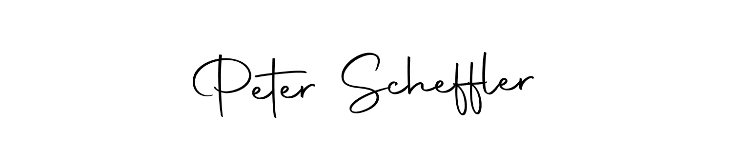 Create a beautiful signature design for name Peter Scheffler. With this signature (Autography-DOLnW) fonts, you can make a handwritten signature for free. Peter Scheffler signature style 10 images and pictures png