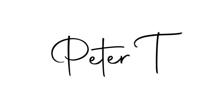 Peter T stylish signature style. Best Handwritten Sign (Autography-DOLnW) for my name. Handwritten Signature Collection Ideas for my name Peter T. Peter T signature style 10 images and pictures png