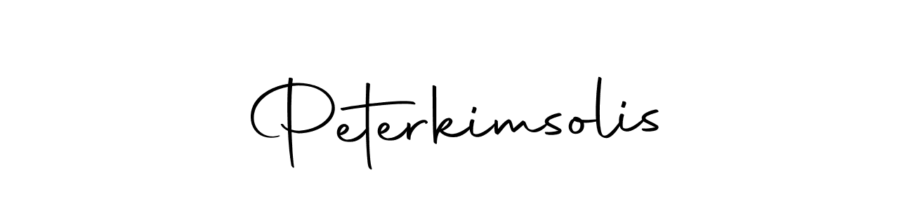 Use a signature maker to create a handwritten signature online. With this signature software, you can design (Autography-DOLnW) your own signature for name Peterkimsolis. Peterkimsolis signature style 10 images and pictures png