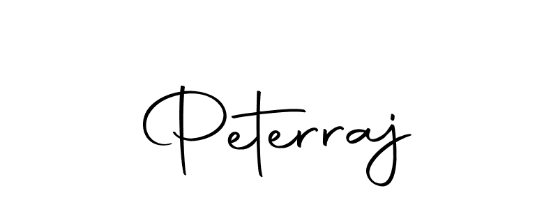 How to make Peterraj signature? Autography-DOLnW is a professional autograph style. Create handwritten signature for Peterraj name. Peterraj signature style 10 images and pictures png